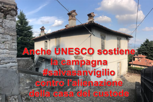Unesco risponde, ed è con la cittadinanza e le associazioni in difesa della Casa del Custode.
