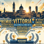 Immagine AI con profilo di Bergamo